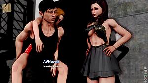 The inn 76 in anime hentai game adventure