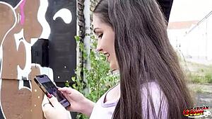 Curvy teen Wendy Marvell gets picked up for a public fuck 😍