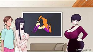 hot therapist gives blowjob to needy client in sex therapy session