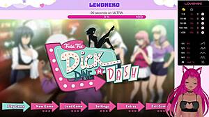 Vtuber Lewdneko's Futanari Creampie In Dick Dine And Dash