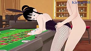 Android 18 and Chi-Chi Bunny Girls in Intense Creampie Sex