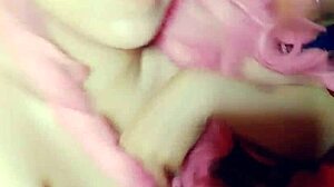 Amateur swallows big cock and monster dick in blowjob session