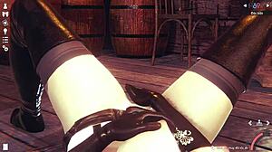 3D Simulation Girl In Japanese Anime Style