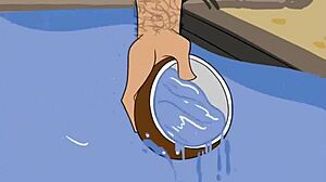 Brazilian gay military men in animated porn adventures