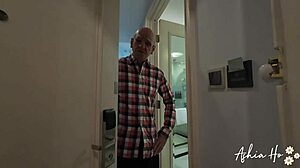 87-year-old scammer tricks innocent teen 18+ into doggystyle on narrow ass. Tattoos can't hide his game.