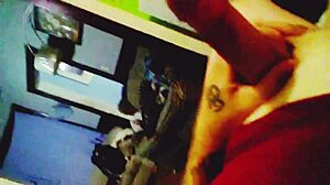 Blonde Whore In Couple Gives Intense Blowjob To Monster Cock