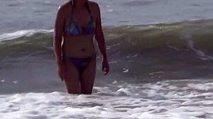 Hey stepson, back from beach so excited, wanna see me touch myself?