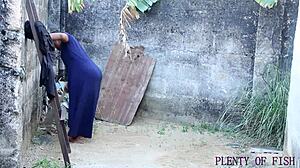 Ghetto Pornstar Rips Clothes For Public Creampie