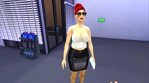 in the car service, the boss says, 'ready for fat fucking in heels?' while pounding the customer