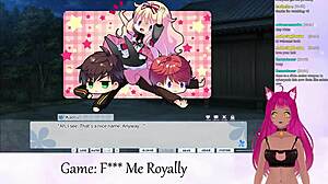 Vtuber Lewdneko Plays F Me Royally Part 1