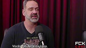 fckcast 2 - recording orgy with audience - featuring reco romanello's big cock anal