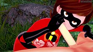 Elastigirl fucking hard in secret mission full movie