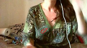 Italian mistress humiliates slave with small penis on webcam