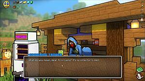 Teen Babe Gets Creampied By Futanari Cock In Game