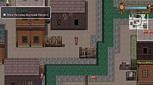 detective girl strips naked in steam city