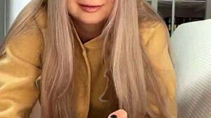 Pretty Amelie Dubon Gives Intense Handjob To Her Friend Leading To Explosive Cumshot!