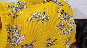 Young Indian Couple's First Time Romance: Girlfriend Bends Over For Deepthroat And Pussy Fuck