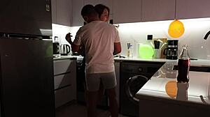 I Fucked My Friend's Mom in the Kitchen After His Birthday Bash!