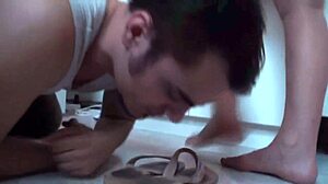 Slaves Endure Humiliating Foot Domination And Torture