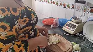 Mi madrastra helps with sexual lessons ending in wild fucking