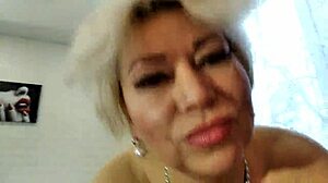 Watch Aimee hot MILF riding a big cock!