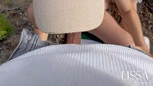 Bike Ride In Forest Ends With Doggystyle Pussy Fuck