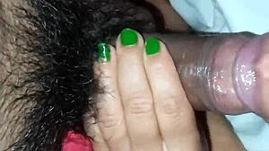 I love licking that big cock and leaving it wet!