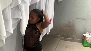 Bang That Tiny Pussy of Anãzinha do Mau in Motel! What a Quickie!