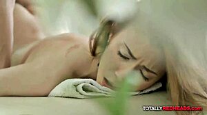 Ginger Gets Horny During Massage!