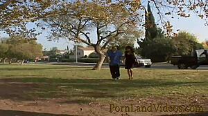 Hot wife Persia gets her pussy fucked by a huge cock while her husband watches closely beside her