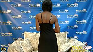 Thin Ass Ebony Milf Fucked Deep In Pov