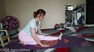 Ever Tried Yoga with a Shaved European Babe?