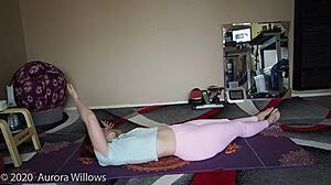 Ever Tried Yoga with a Shaved European Babe?