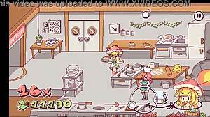 Futanari Waitress Spills Cum on Pizza in Kinky Hentai Game