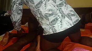 Why is Emelia crying after hard anal assfucking in homemade video?