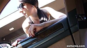 Cheap Street Slut Getting Nasty For Money