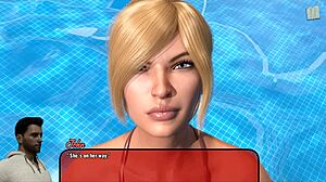 Alexandra says, 'Fuck me in this hentai game?'