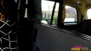 Female fake taxi driver stretches passenger in uk taxi