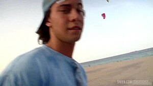 Watch this cute busty blonde teen give a sensual sloppy blowjob and get fucked with a facial cumshot!