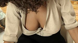 jessy, your feet are amazing, making john cum on your chest!