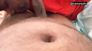 Indian maid gives blowjob then gets fucked. Wife watches the action.