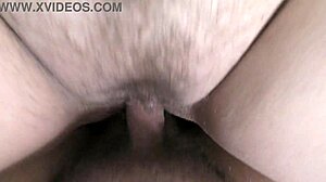 Cheating Wife with Big Boobs Gets Creampied in Hairy Pussy