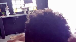 White twink gets black cock in ass after study call