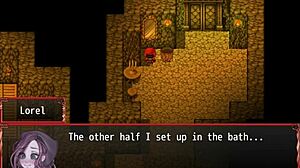 harem in another world hentai game ep 18 magic bath peephole