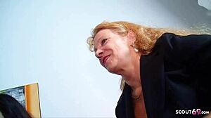 hey mommy, watch this skinny 18-year-old stepdaughter lose her virginity in a wild german threesome