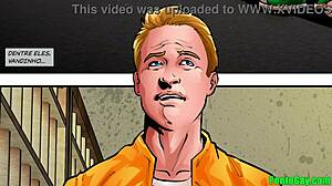 Atr�s das grades - primeiro dia na pris�o - agradinho especial pro companheiro de cela