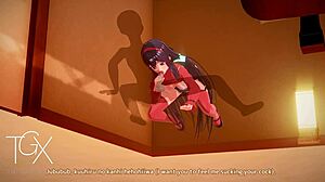 Anime Hentai Game: Intense Sex Positions And Blowjob!