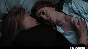 Sexy maid with dick seduces boss’s busty wife.