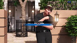 Hentai game with a beautiful woman and big boobs