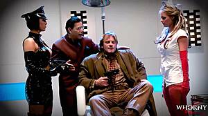 Whornyfilms Kinky Porn Parody Orgy With Hot Babes In Latex